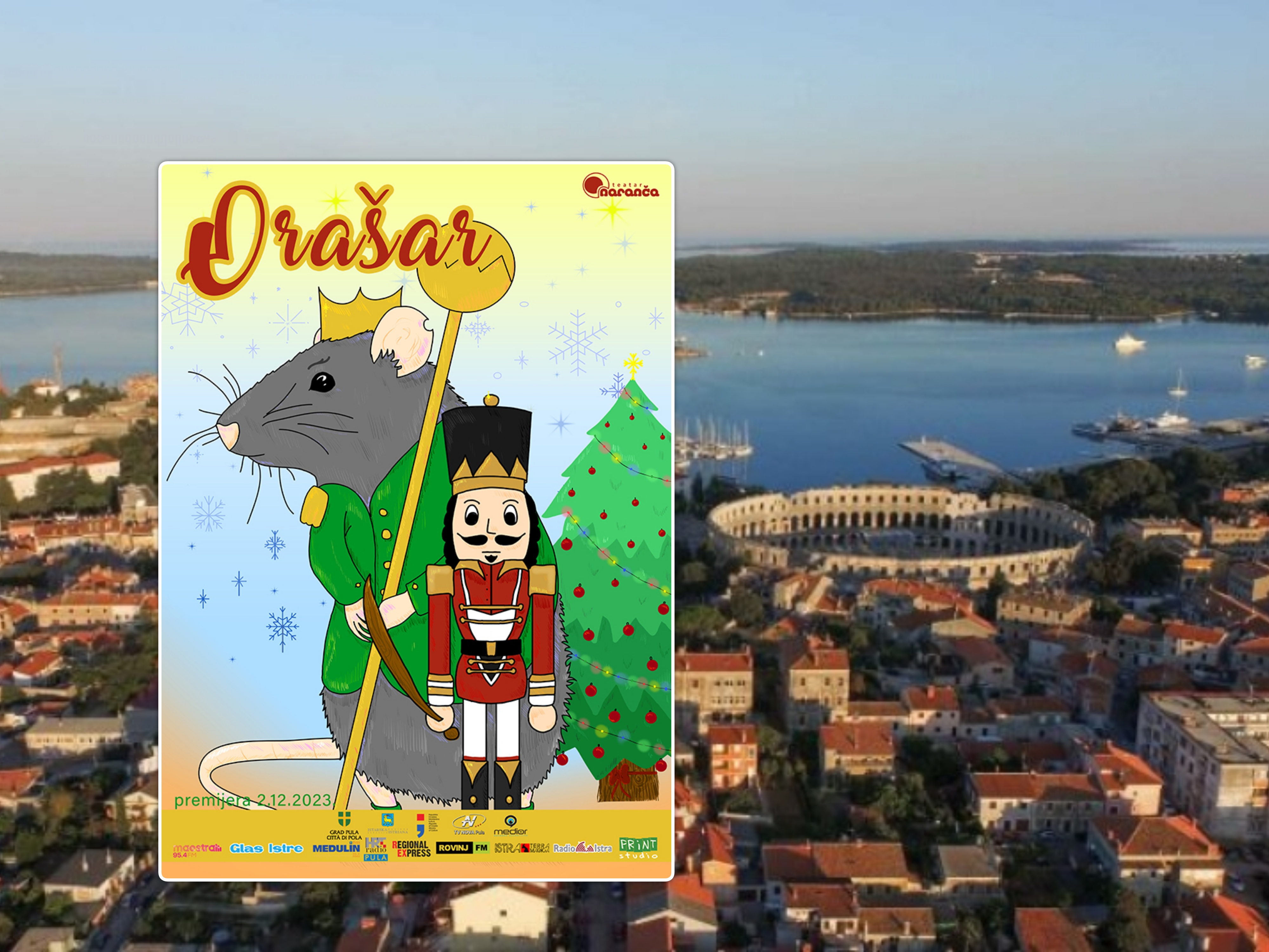Bliži se premijera dječje predstave ''Orašar'' Teatra Naranča